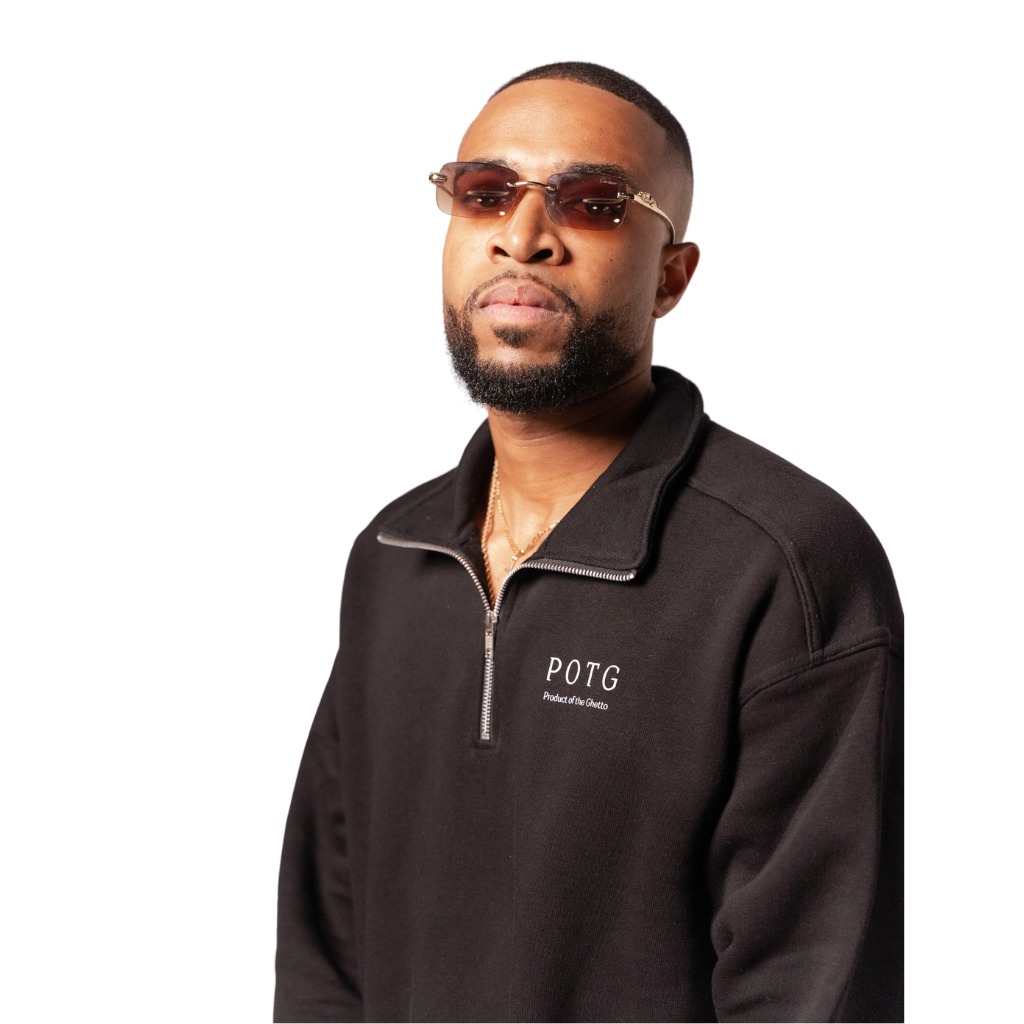 POTG Black Half-Zip Sweatshirt