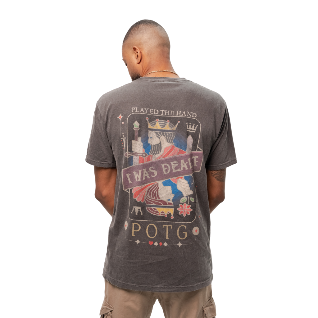 Played The Hand I Was Dealt Charcoal Grey T-shirt