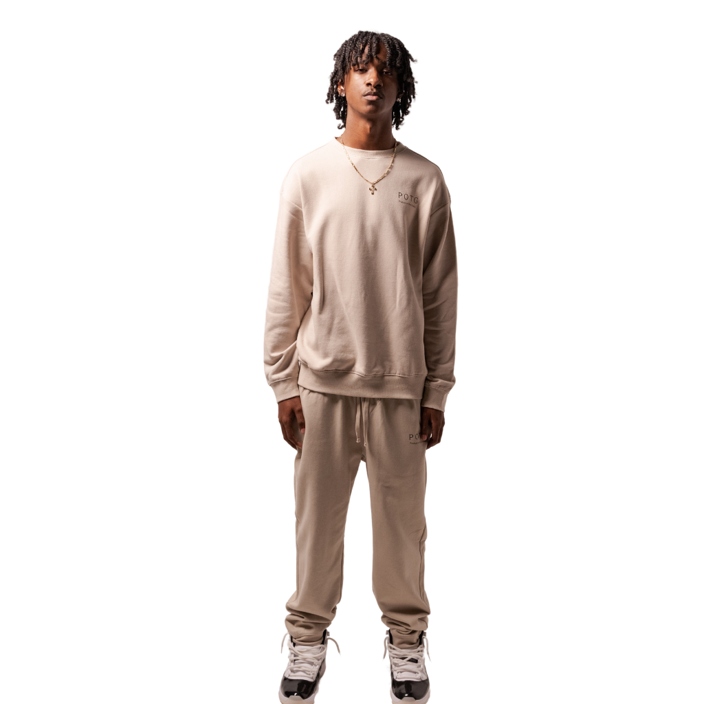 POTG Beige Sweatpants
