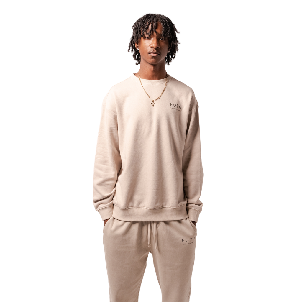 POTG Beige Sweatpants