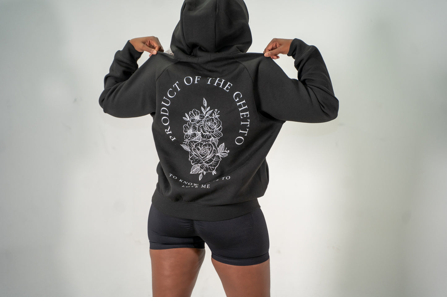 POTG Black Yoga Shorts